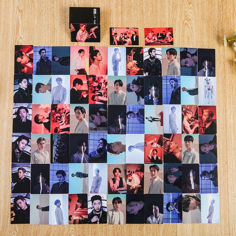 58pcs / set Kartu Foto Kpop BTS Ukuran Kecil