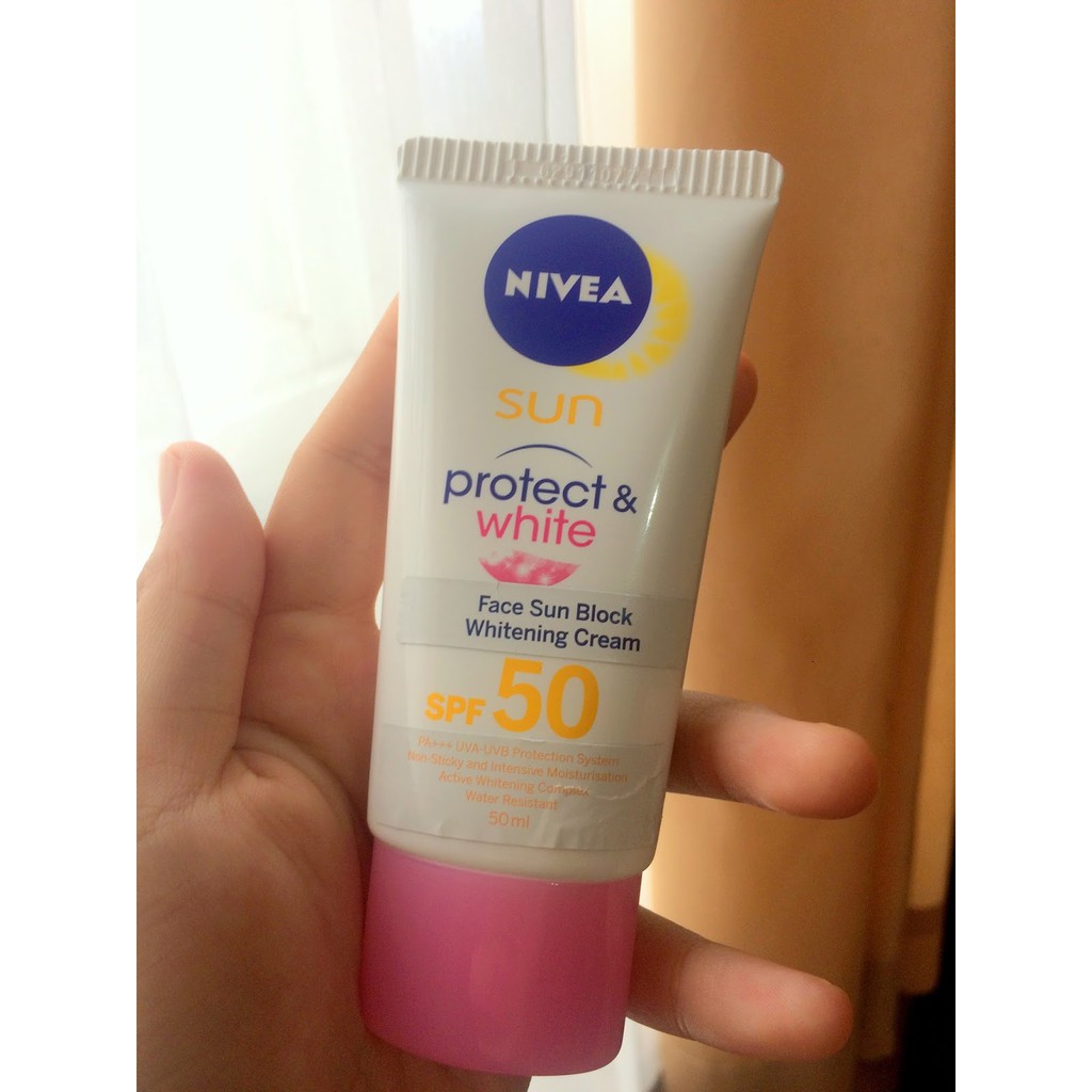 nivea sun whitening face cream spf 50