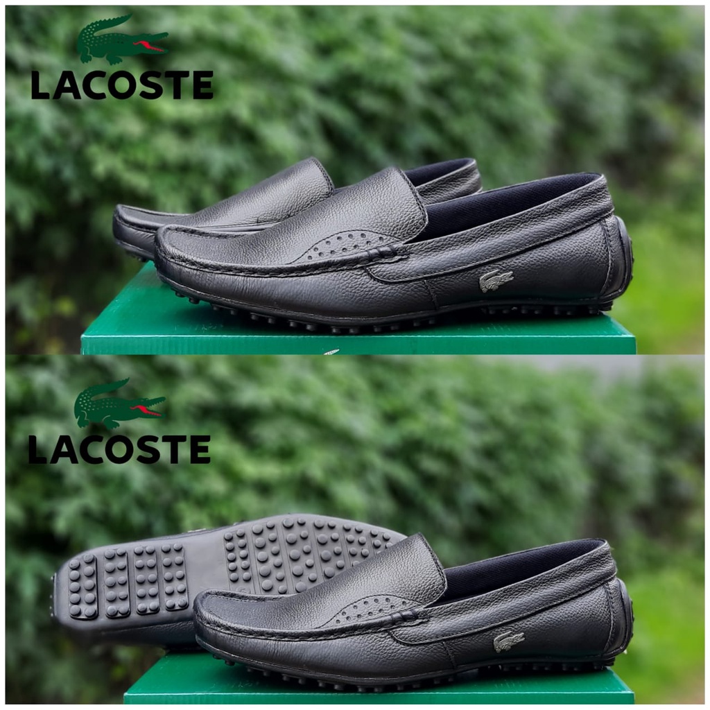 sepatu casual slip on  lacoste
