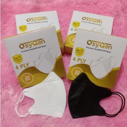 Masker Duckbill 4PLY OxyGen | Masker Premium Genio Duckbill | Duckbill Disposable Face Mask
