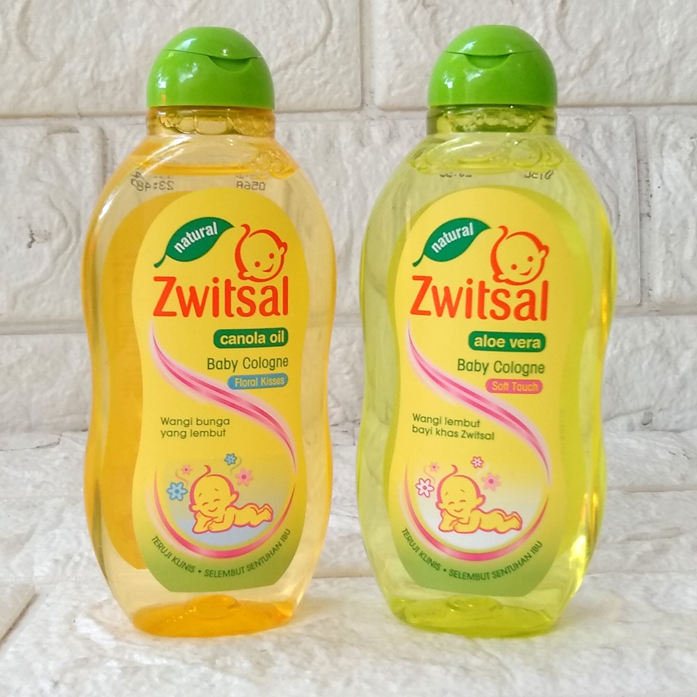 Zwitsal Natural BABY COLOGNE 100 ml Soft Touch &amp; Floral Kisses Bayi Minyak Wangi