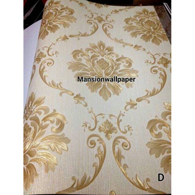 Wallpaper Dinding Klasik Krem Gold Eksklusif Shopee Wallpaper Dinding Klasik Krem Gold Eksklusif Shopee