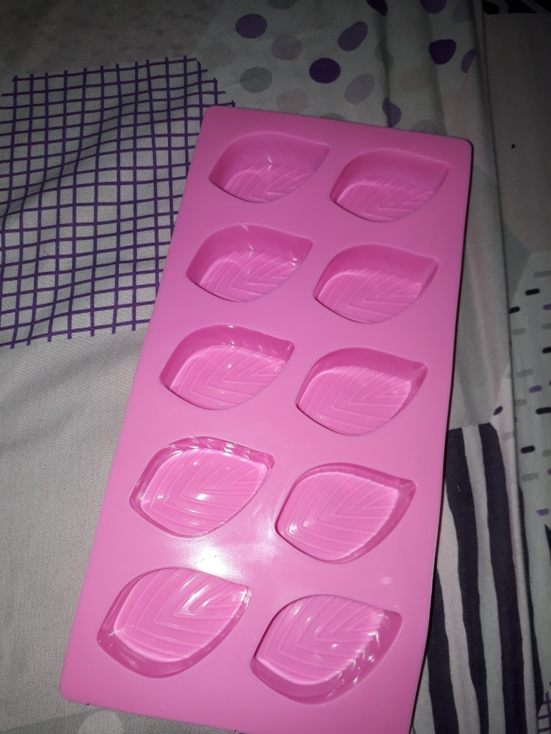 Cts-0081 Cetakan Silikon Coklat Fondant Puding Sabun Lilin Daun