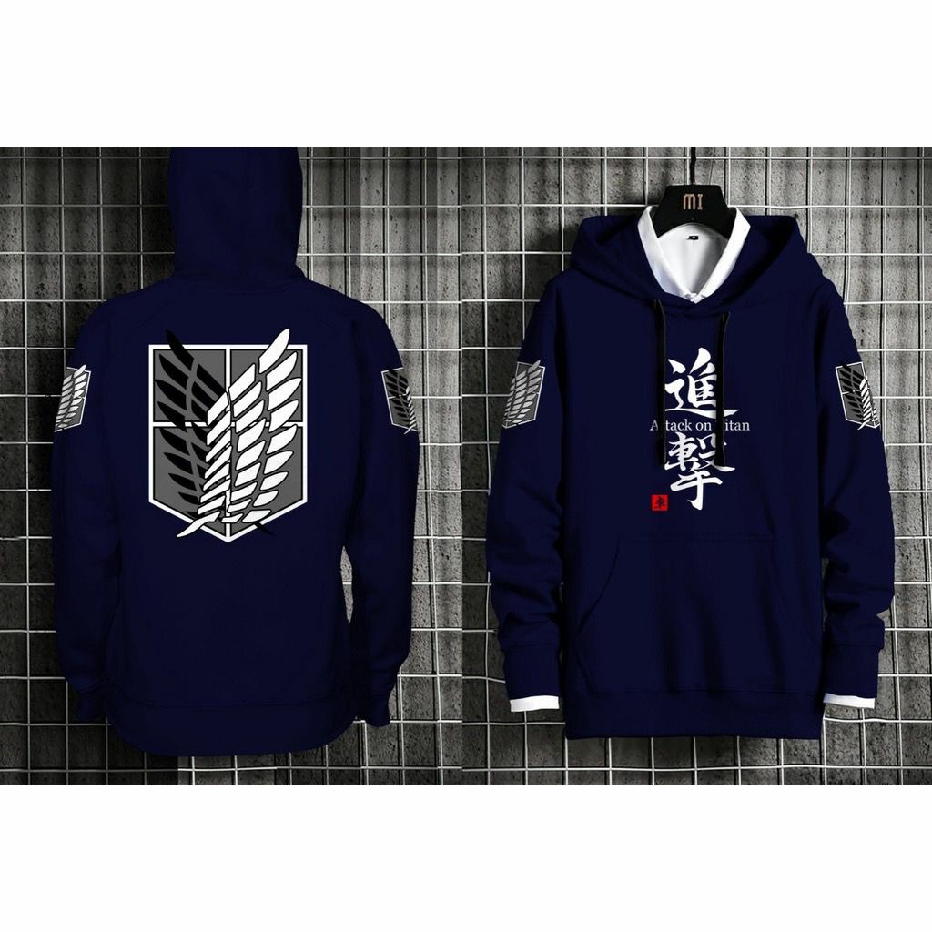 AMOSJKT28.ATASAN LENGAN PANJANG/SWEATER/JAKET/HOODIE ATTACK ON TITAN