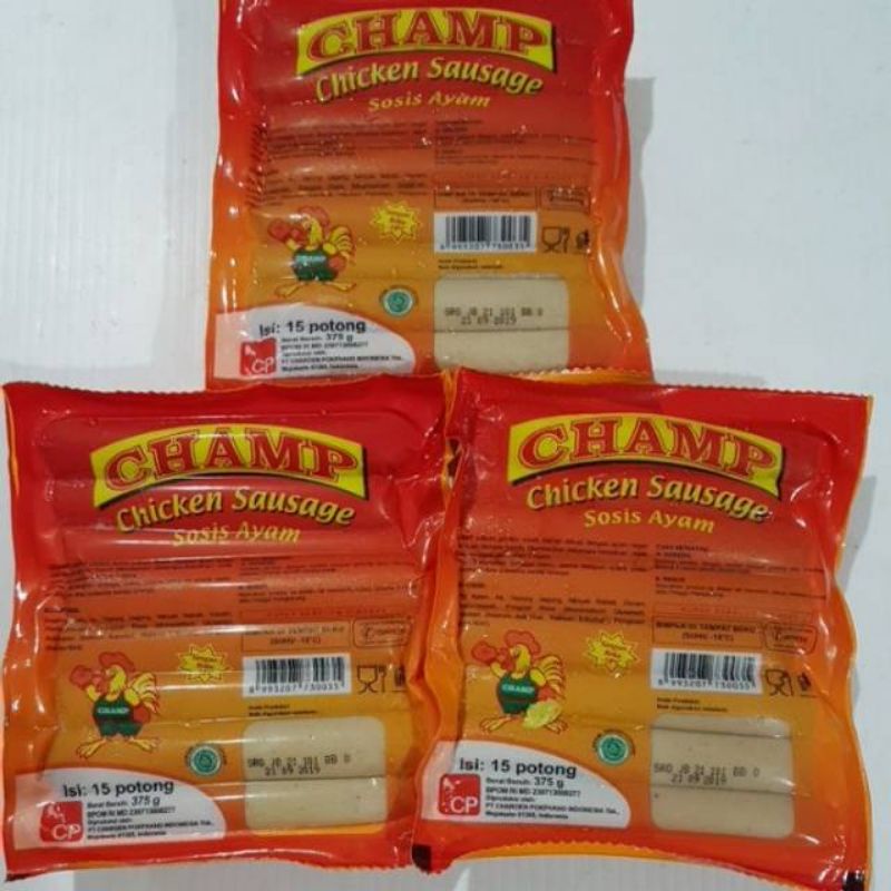 

SOSIS CHAMP 375GR..