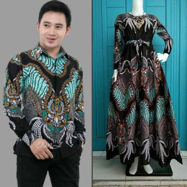 COUPLE MADU - BAJU BATIK COUPLE GAMIS KELUARGA MADU IJO [Str31au22ˣ]