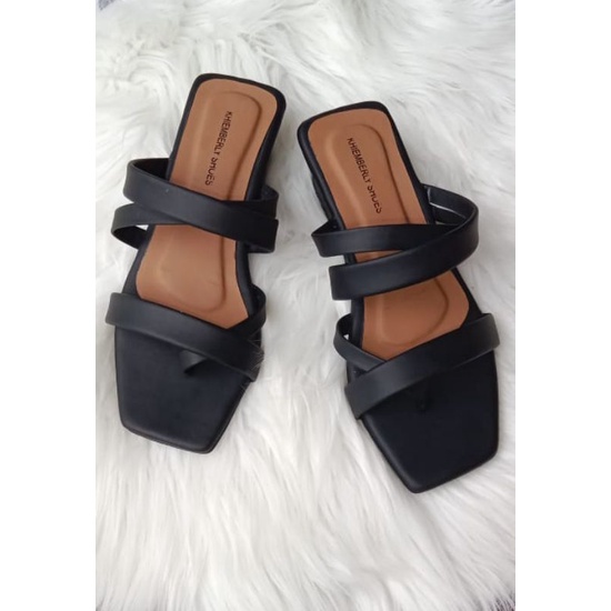 SANDAL HAK TAHU WANITA TALI KRONJO 3 CM AL 73