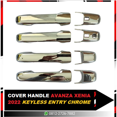 COVER HANDLE AVANZA XENIA 2022 KEYLESS ENTRY CHROME