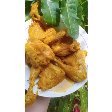 

Ayam kalasan ungkep kuning halal