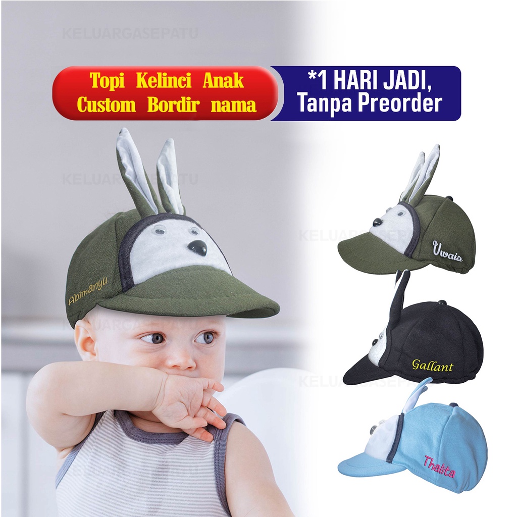 TOPI NAMA BAYI BORDIR NAMA TOPI BAYI BORDIR NAMA ANAK MOTIF KELINCI PIKACU VIKACU KUCING BORDIR NAMA TOPI BAYI LAKI LAKI PEREMPUAN TOPI BAYI LUCU TOPI NAMA BAYI NAMA MURAH