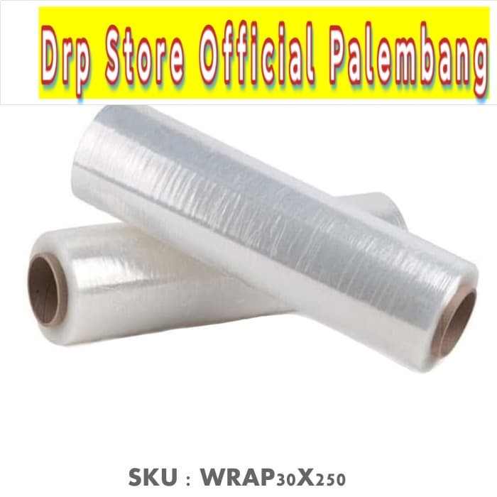 STRETCH FILM 30CM X 250M PLASTIK WRAPPING PLASTIC WRAP BUNGKUS BARANG