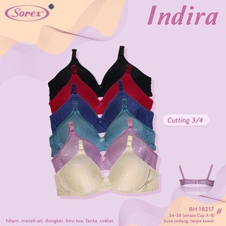 ORIGINAL BRA FASHION MOTIF CANTIK SOREX KAIT 2 BUSA TIPIS TANPA KAWAT 18202 18191 17079 17097 33449 18206 18217