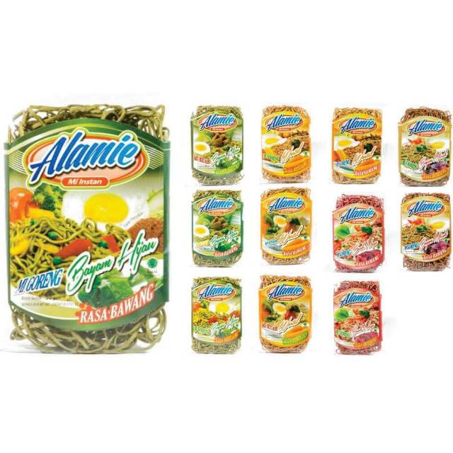 

AlaMie mie instan sehat bergizi dari sayur asli.