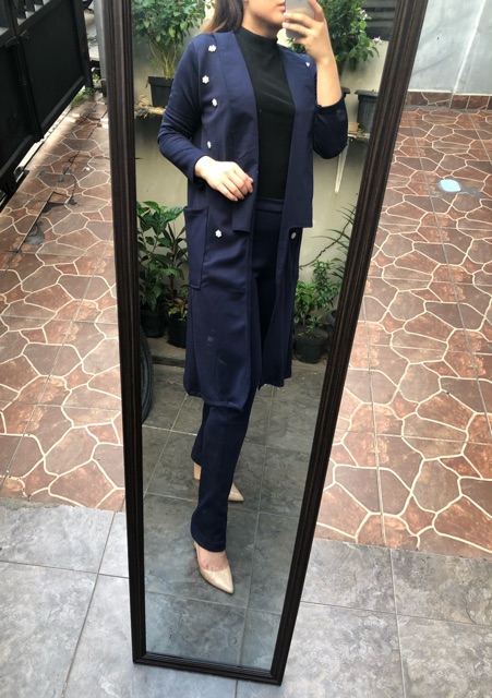 BLAZER SET #7751T (dapat blazer dan celana sesuai foto!!!)