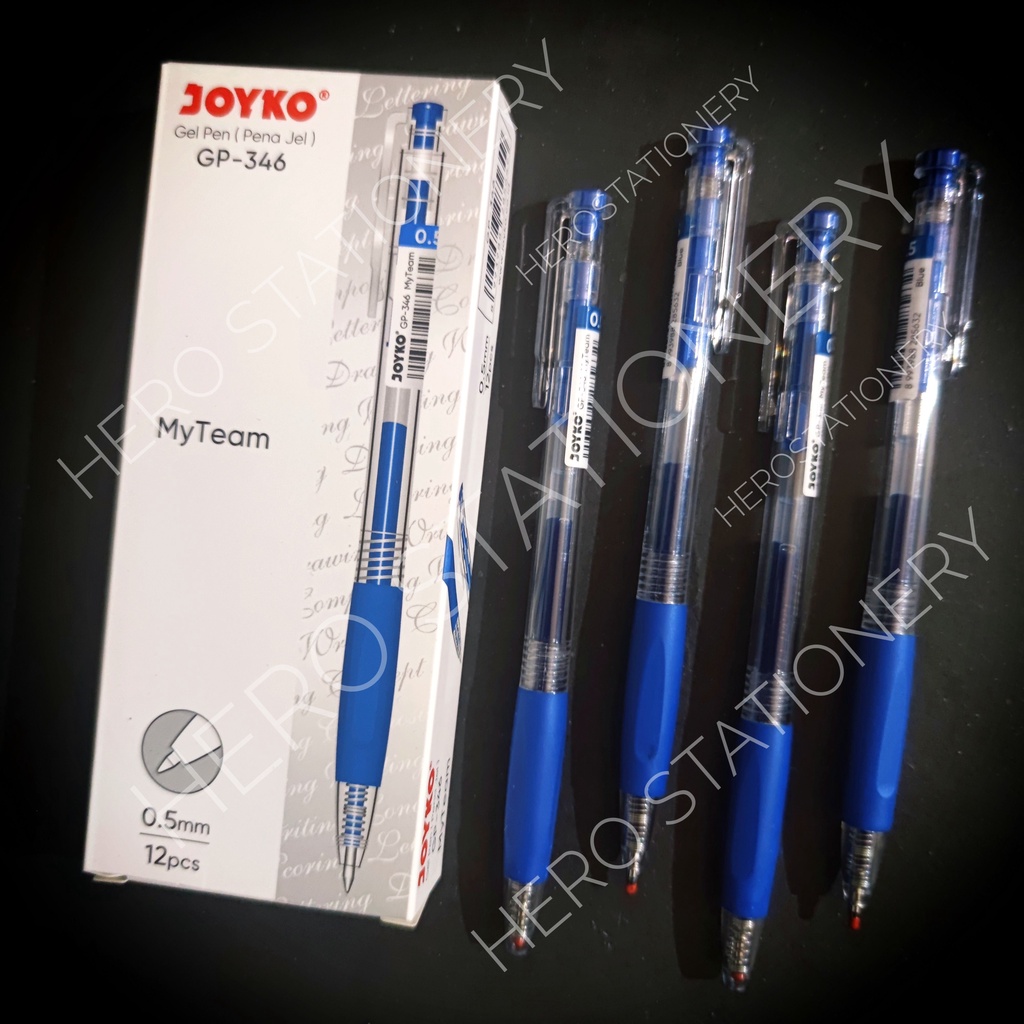 

Pen pulpen gel joyko my team 0.5 mm GP-346 . 12 unit