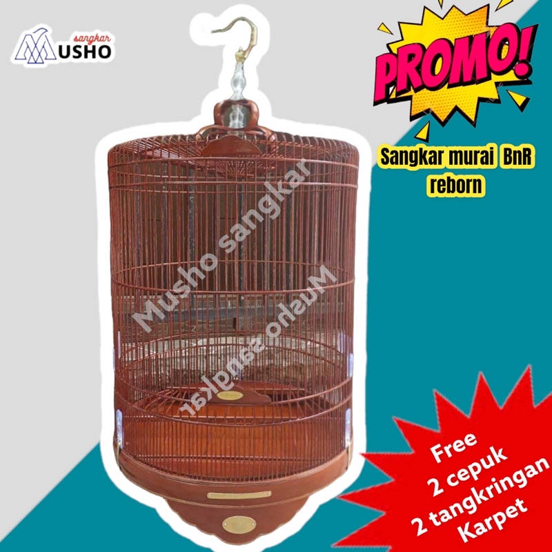 SANGKAR KANDANG MURAI BNR REBORN NEW LOGO