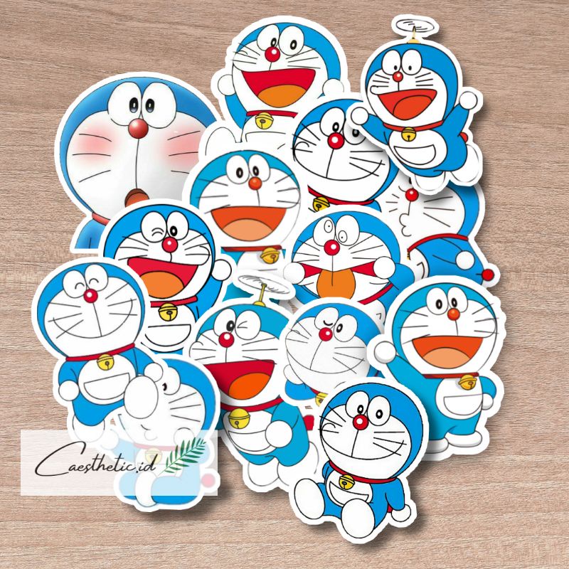 

[30 PCS] STIKER GLOSSY KARTUN - STIKER DORAEMON - STIKER LUCU - STIKER PACK