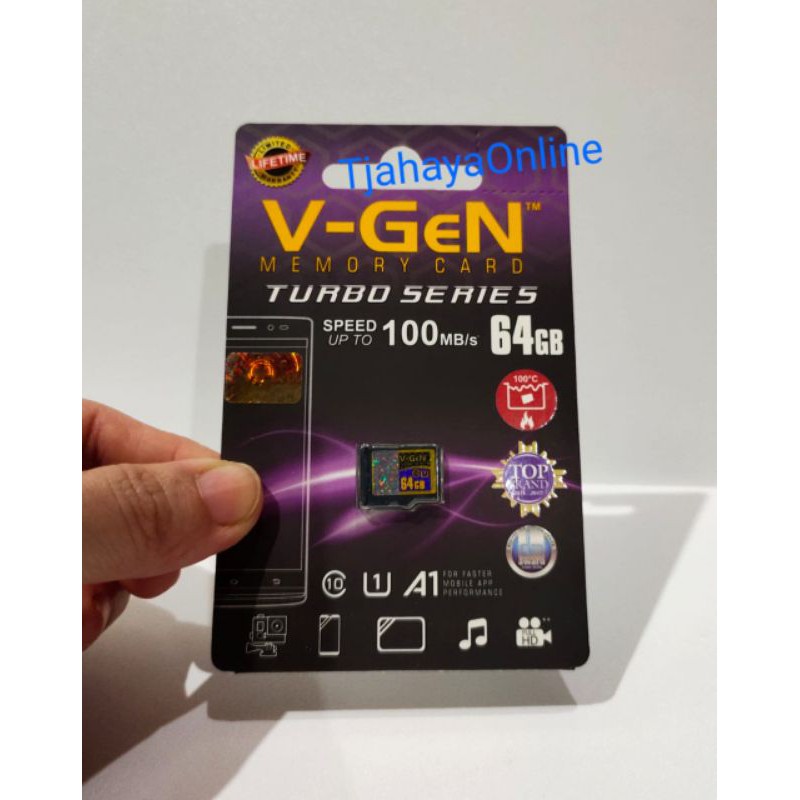Memory Card VGen 64GB Class 10 Turbo Series