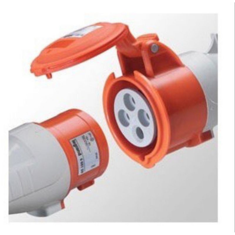 Stop kontak industri legrand 3p+E mobile mounting 4pin 4 pin 32a 32ampere