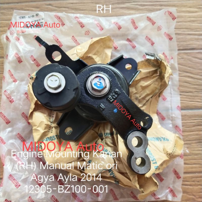 Engine Mounting Kanan Manual Matic Agya Ayla 2014 ori 12305-BZ100-001