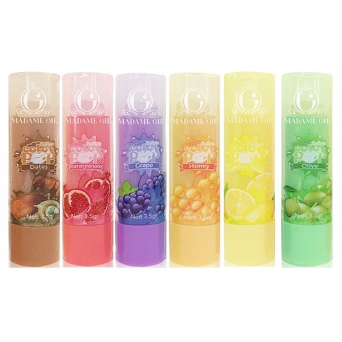 ❣️Rakkistore99❣️  MADAME GIE Color Pop | Fruity Series | Treat Ur Lips Series Lip Balm 3.5gr