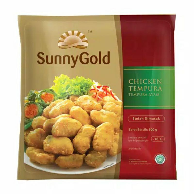 

TERMURAH Sunny Gold Chicken Tempura 500 gr - Frozen Food