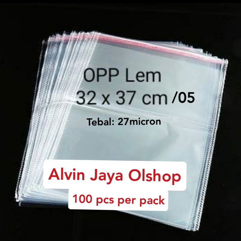 

Plastik Agak Tebal OPP Baju Uk 32 x 37 cm / 05 dan 32 x 39 cm / 05 Tebal 27 micron 1 Pack = 100pcs