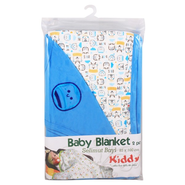 Kiddy Selimut Bayi/ Bedong Bayi Isi 2 Pcs - Baby Blanket