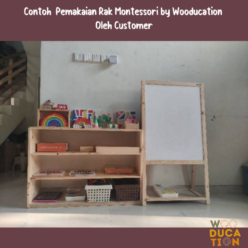 Rak Montessori/Rak Penyimpanan/Rak Mainan by Wooducation