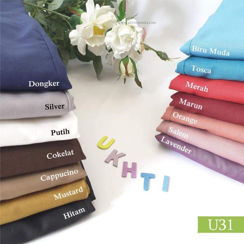 Gamis Ukhti U31 toyobo premium