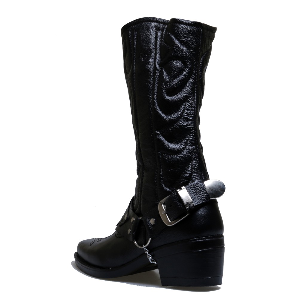 sepatu boots motor tinggi moge harley stylish boot tour motor BM02