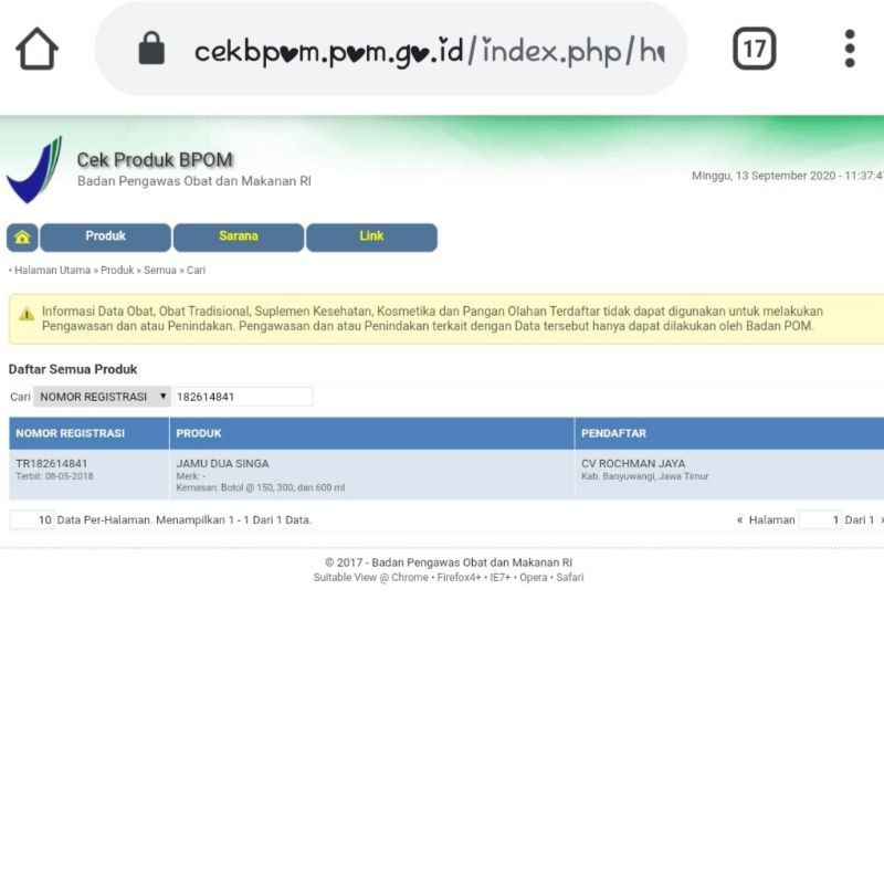 Jual Jamu Dua Singa 600ml Kemasan Baru Indonesia Shopee Indonesia