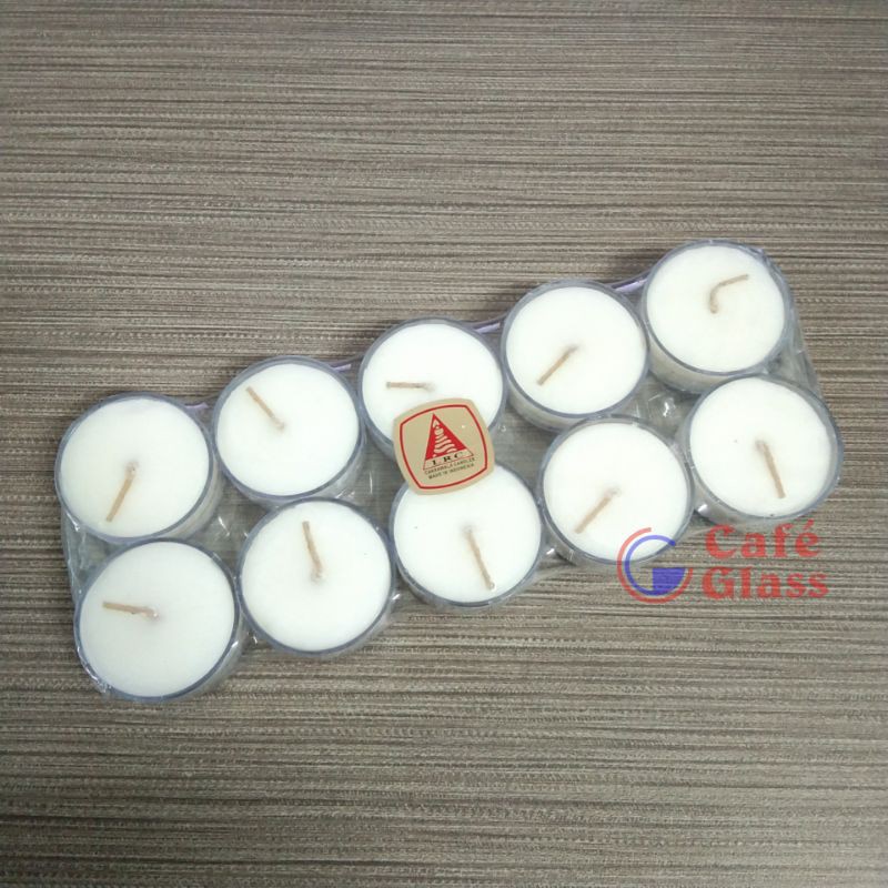 Lilin Prasmanan/Lilin Chafing Dish/Lilin Putih kecil isi 10