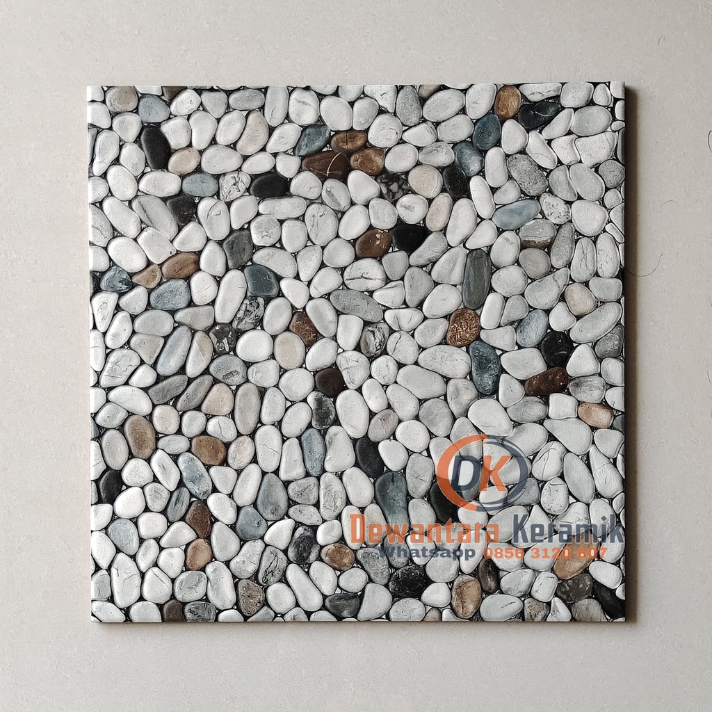 Keramik Lantai Kasar Batu Alam 50x50 Uno Coralia GY Pare Kediri