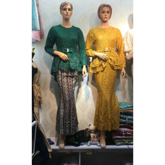 Gamis Brokat Duyung Halus Murah