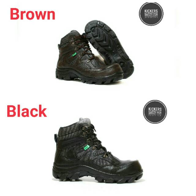 SEPATU SAFETY SEMI BOOTS KICKERS PRIA KULIT BOOT SAVETY BUT SEPTI BUTS SEVTI