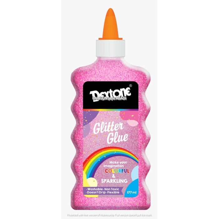 

DEXTONE LEM GLITTER GLUE NEON COLOR UNTUK SLIME