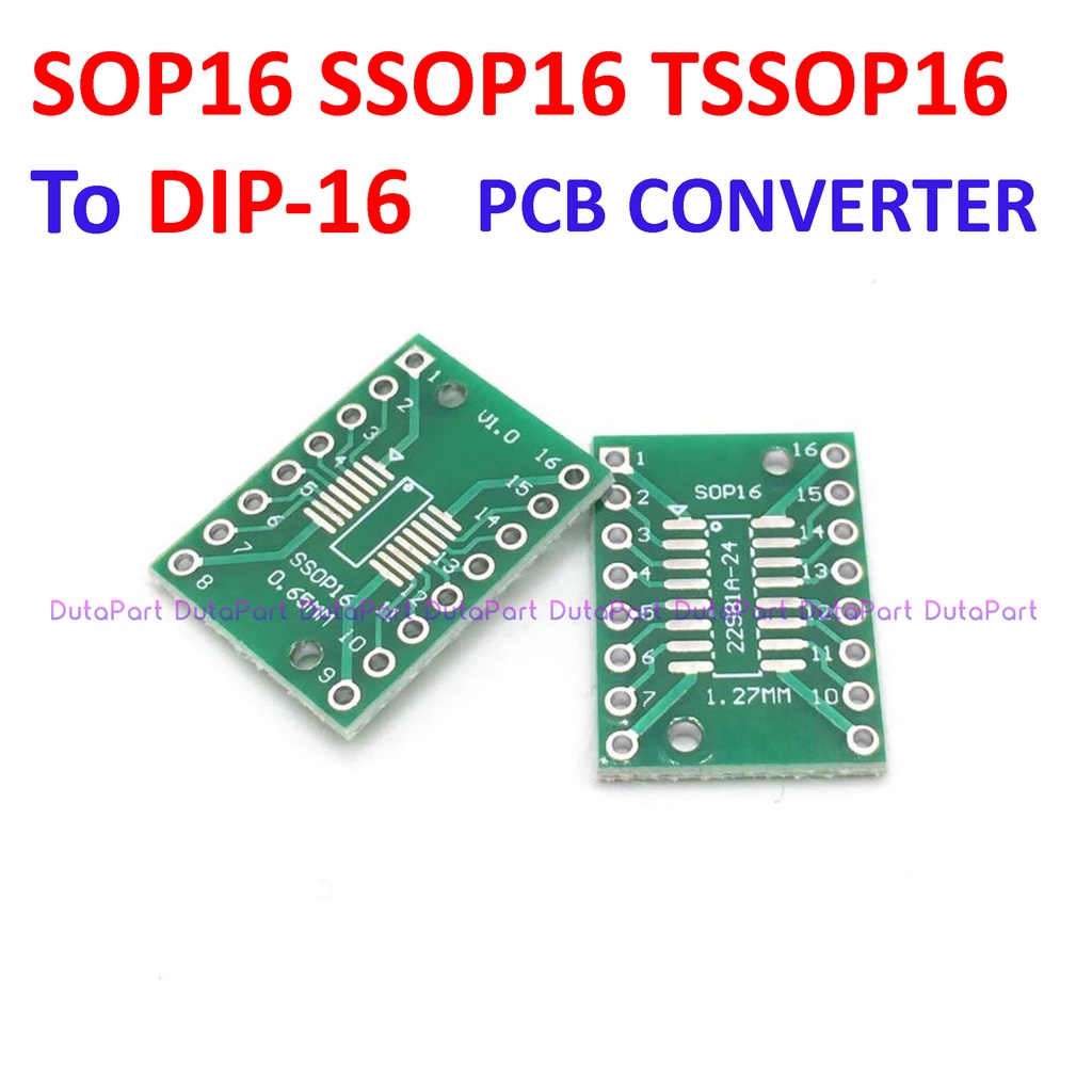 PCB Board SMD SOP16 SSOP16 TSSOP16 To DIP16 DIP 16 Adapter Converter