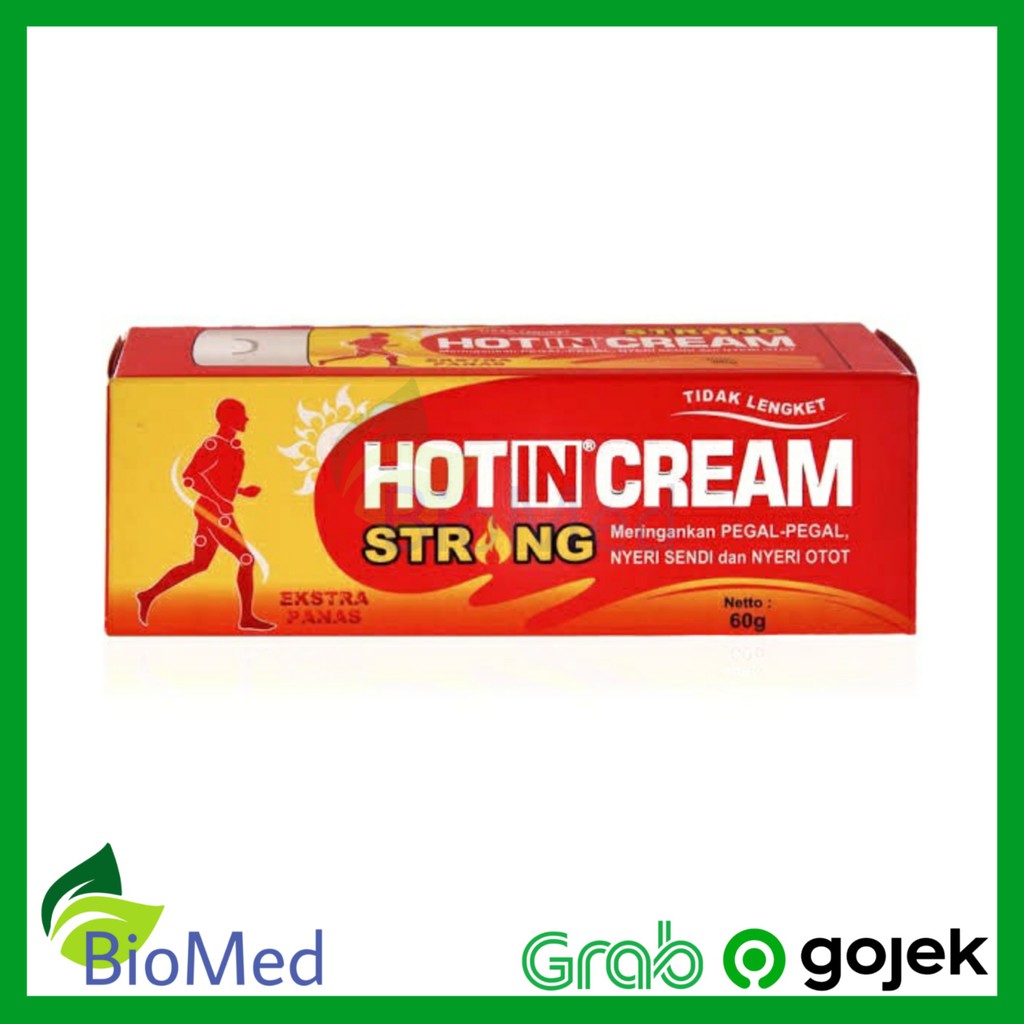 

HOT IN Cream STRONG 60 gram - HOTIN Pusing Pegal Nyeri Encok Rheumatik