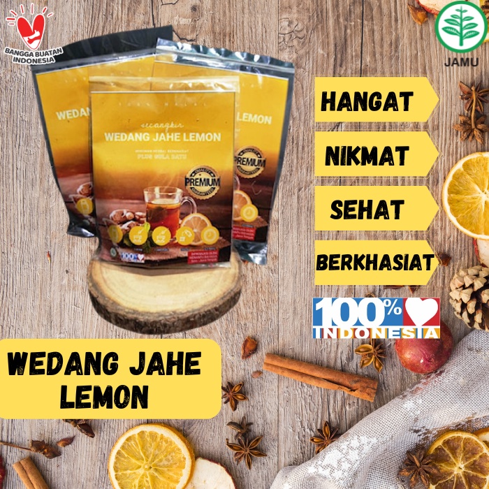 

WEDANG JAHE LEMON / TEH JAHE LEMON - LENGKAP DENGAN GULA BATU