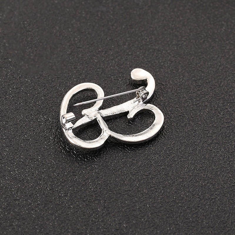 MURMURE.ID | SILVER BROS HURUF ALFABET TUSPIN HIJAB BROS NAMA JILBAB WARNA SILVER PART 1 JW026-4