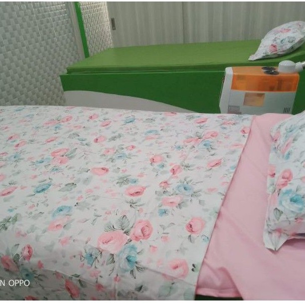 Sprei Salon&amp;Selimut 2sisi Bonus Bantal | Sprei Klinik Kecantikan