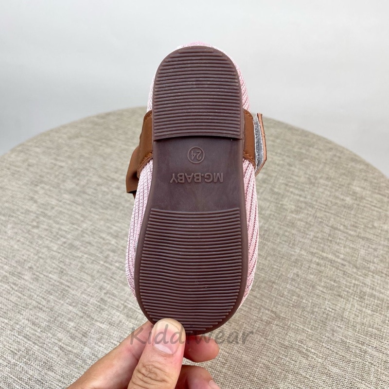 (Kiddiwear) Sepatu Sandal Flat Anak / Sepatu Sandal Selop Rajut Anak Cewe  Casual  Import Usia 1-5 Tahun MBK104