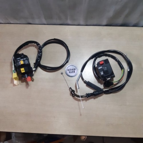 Paket Holder Saklar Sakelar Kanan Kiri Kabel Olor Tali Gas Choke Cuk Suzuki Tornado GS GX 110 Murah