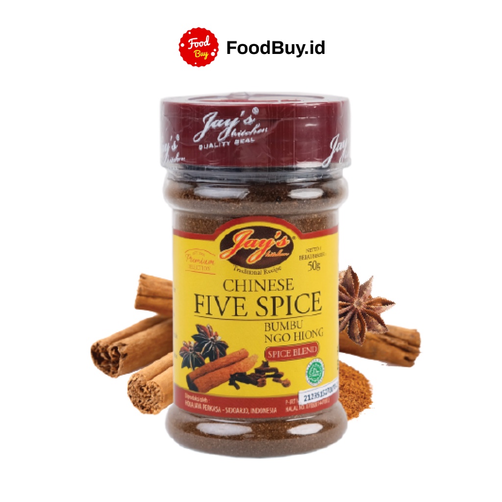 

Jay's Chinese Five Spice / Bumbu Ngo Hiong 50 gr