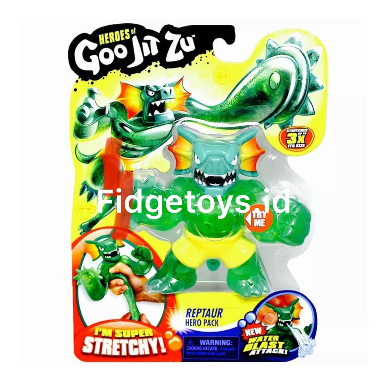 Heroes Of Goo Jit Zu Series 2 Reptaur Water Blast Hot Toys Shopee Indonesia