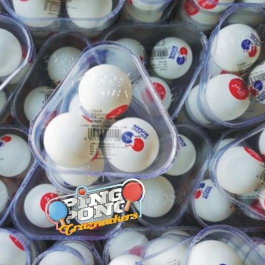 ► Bola Pingpong Tenis Meja DHS Busan isi 3 ℗