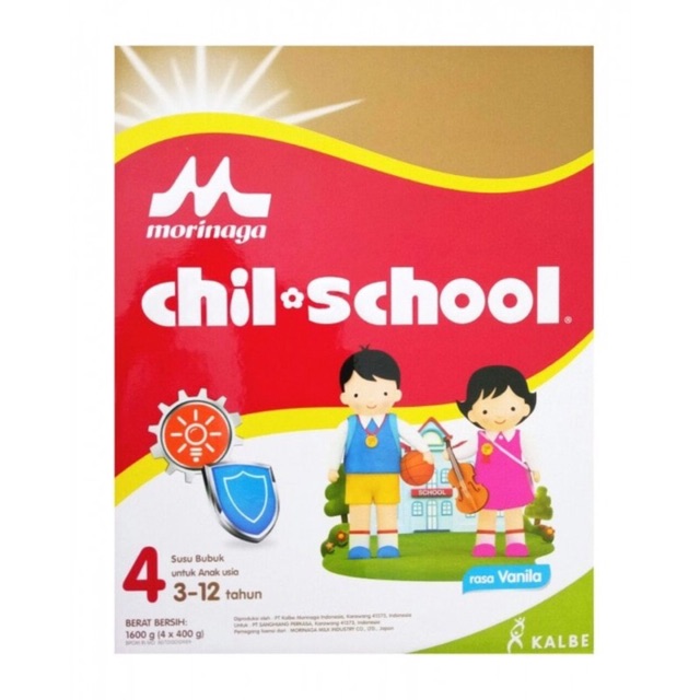 Morinaga Chil School Gold Vanila 1600 gr chilschool