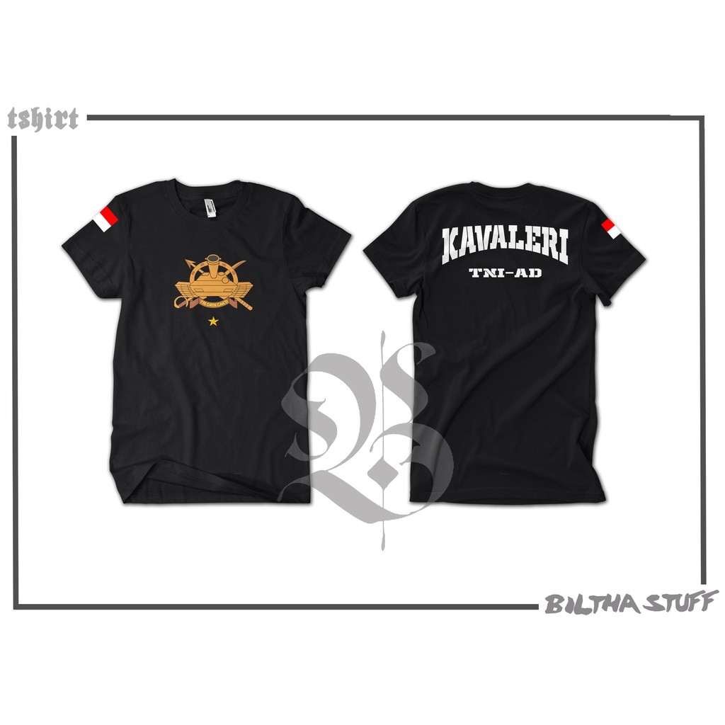 Tshirt / Kaos / Baju - TNI AD Kavaleri