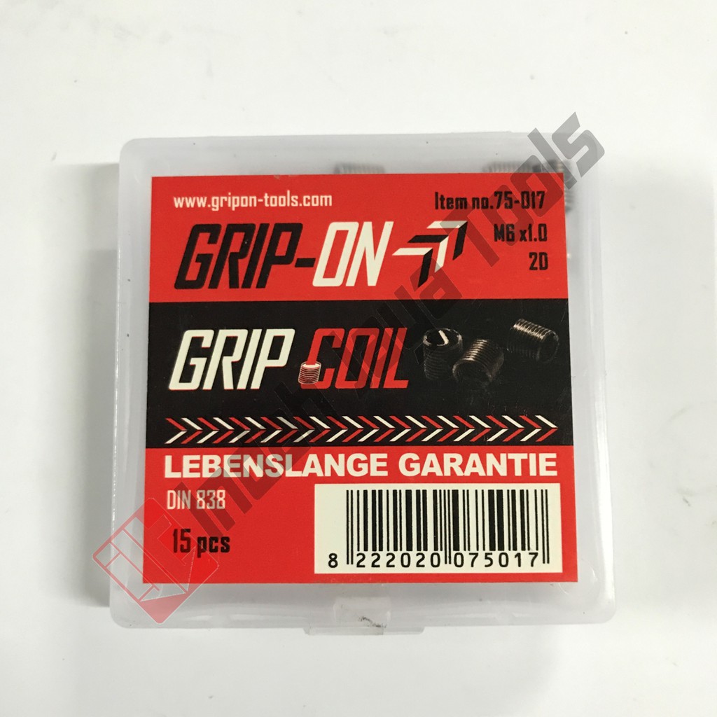 GRIP ON 75-017 Grip Coil M 6 x 1.0 2D Tap Drat Tambah Daging